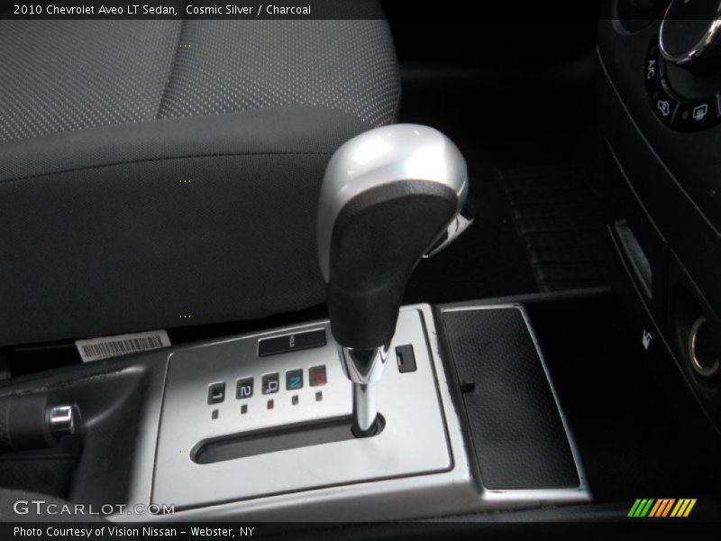 Cosmic Silver / Charcoal 2010 Chevrolet Aveo LT Sedan