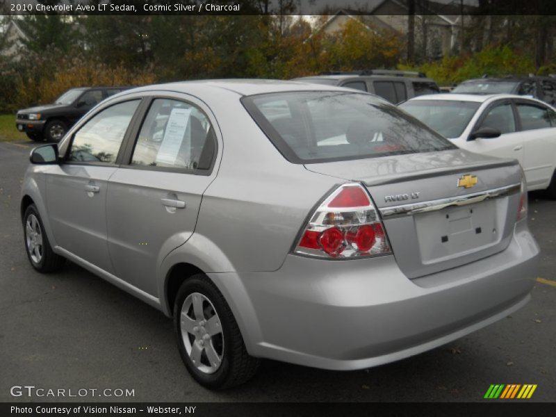 Cosmic Silver / Charcoal 2010 Chevrolet Aveo LT Sedan