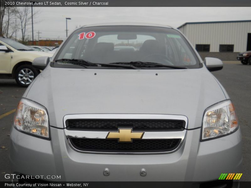 Cosmic Silver / Charcoal 2010 Chevrolet Aveo LT Sedan