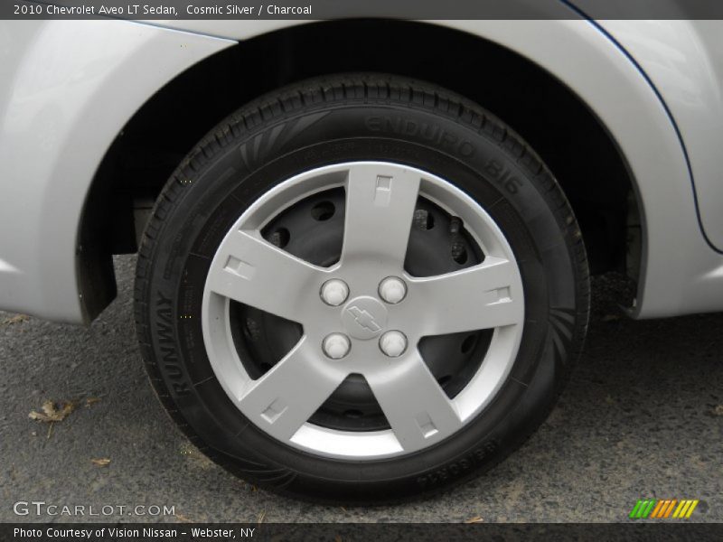 Cosmic Silver / Charcoal 2010 Chevrolet Aveo LT Sedan
