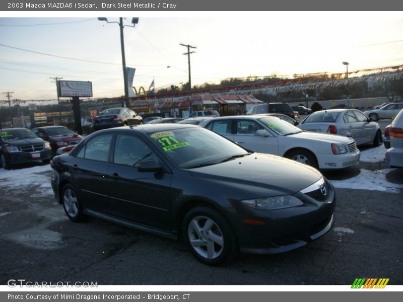 Dark Steel Metallic / Gray 2003 Mazda MAZDA6 i Sedan