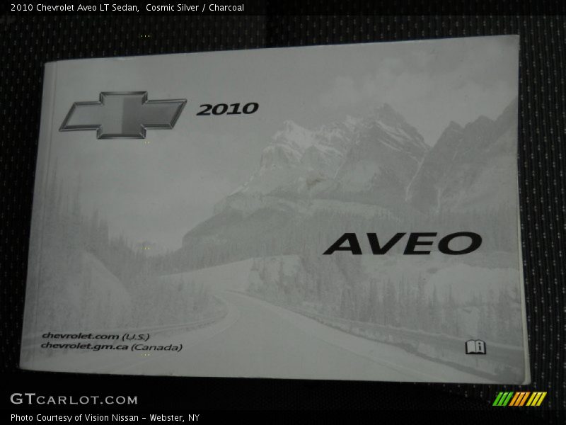 Cosmic Silver / Charcoal 2010 Chevrolet Aveo LT Sedan