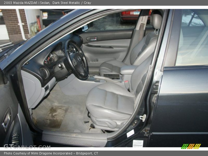 Dark Steel Metallic / Gray 2003 Mazda MAZDA6 i Sedan