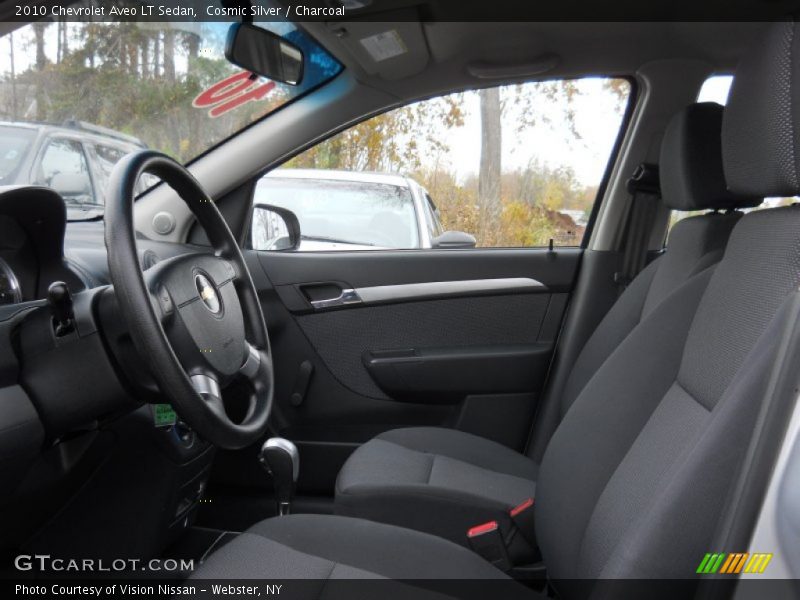 Cosmic Silver / Charcoal 2010 Chevrolet Aveo LT Sedan