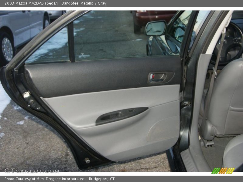 Dark Steel Metallic / Gray 2003 Mazda MAZDA6 i Sedan