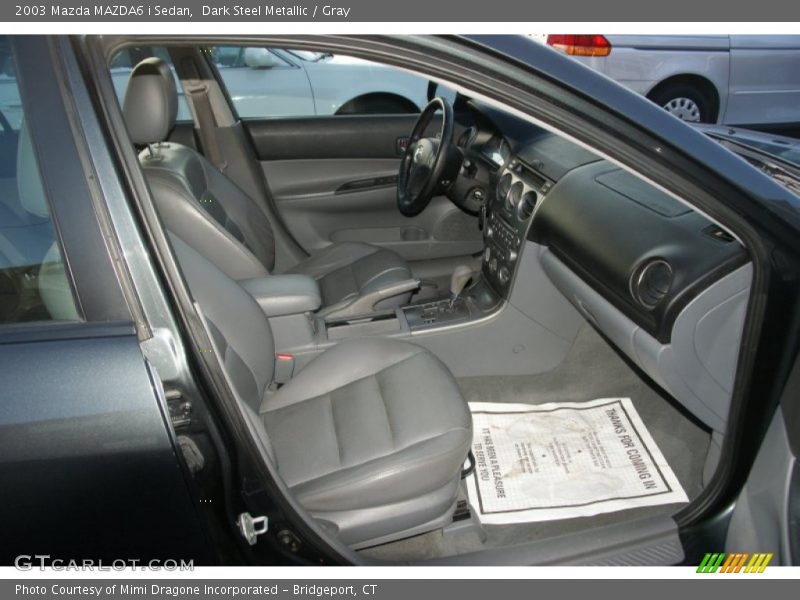 Dark Steel Metallic / Gray 2003 Mazda MAZDA6 i Sedan