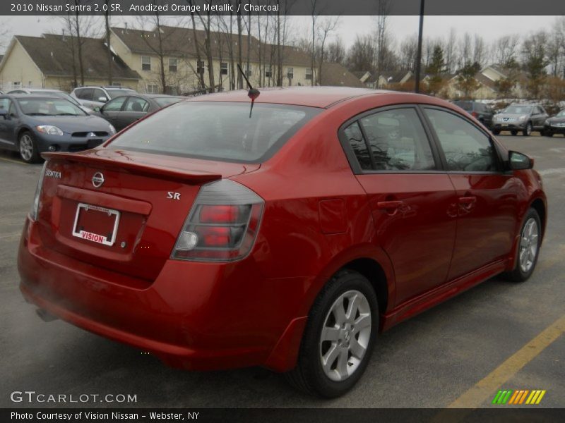 Anodized Orange Metallic / Charcoal 2010 Nissan Sentra 2.0 SR