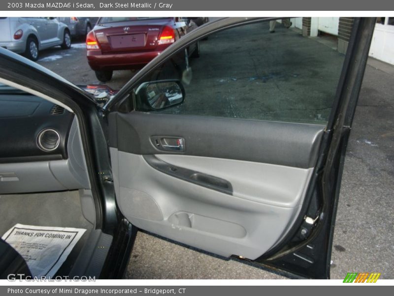 Dark Steel Metallic / Gray 2003 Mazda MAZDA6 i Sedan