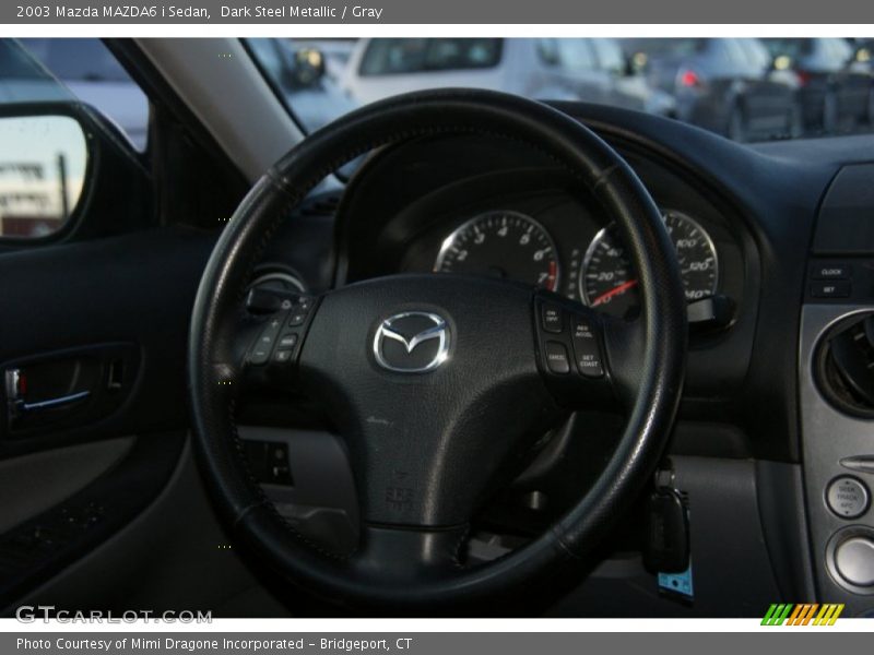 Dark Steel Metallic / Gray 2003 Mazda MAZDA6 i Sedan