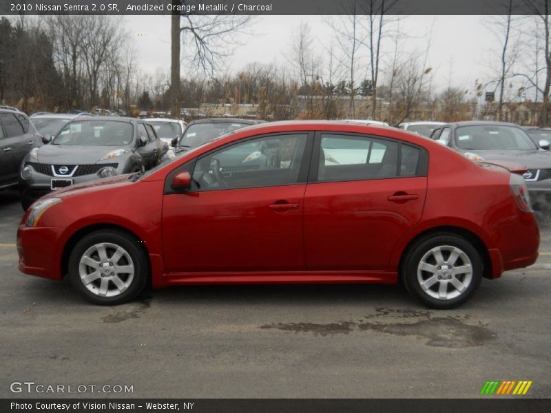 Anodized Orange Metallic / Charcoal 2010 Nissan Sentra 2.0 SR