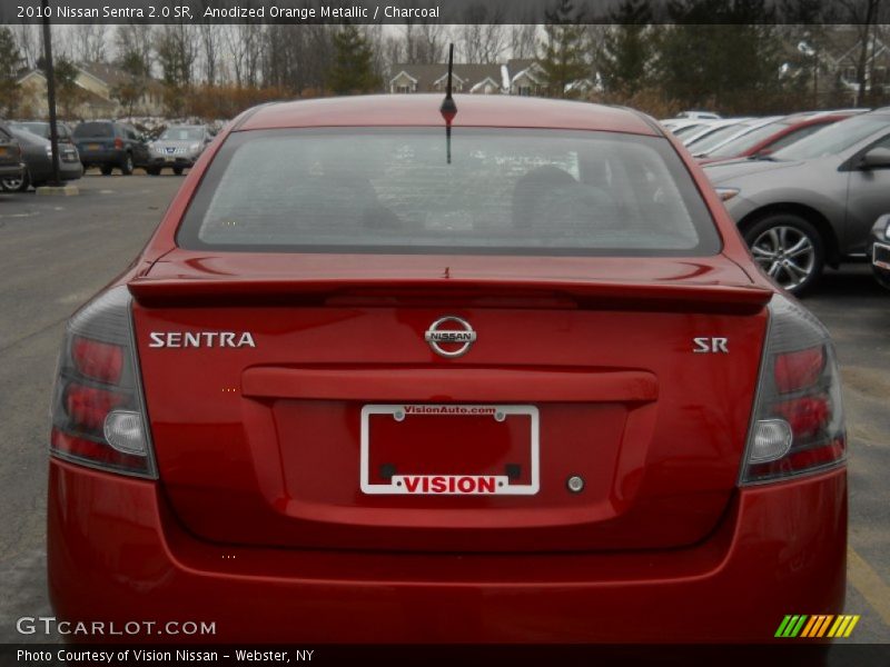 Anodized Orange Metallic / Charcoal 2010 Nissan Sentra 2.0 SR