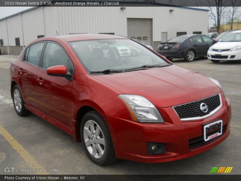 Anodized Orange Metallic / Charcoal 2010 Nissan Sentra 2.0 SR