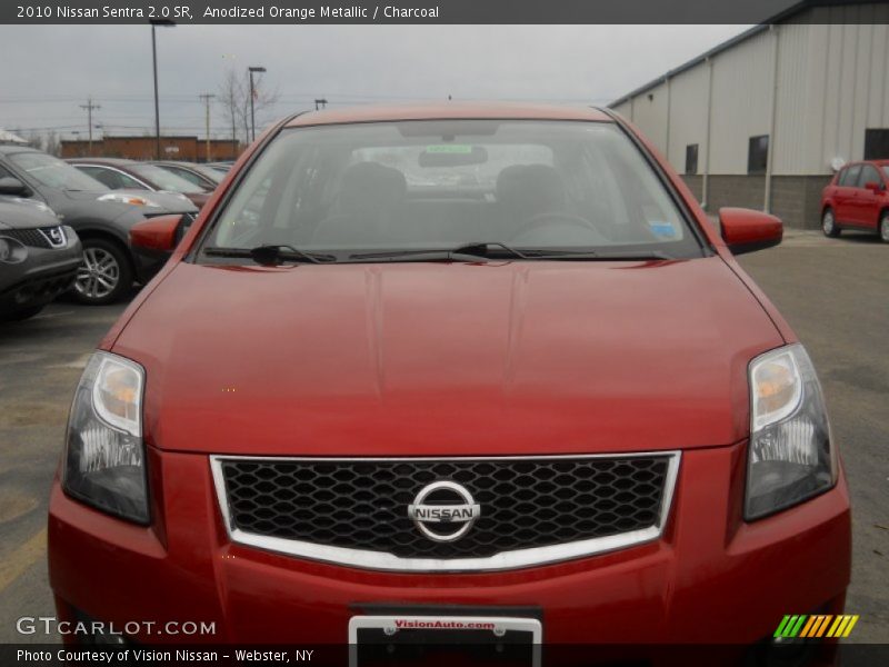 Anodized Orange Metallic / Charcoal 2010 Nissan Sentra 2.0 SR