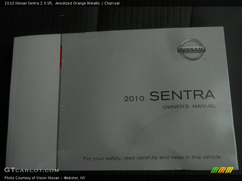 Anodized Orange Metallic / Charcoal 2010 Nissan Sentra 2.0 SR