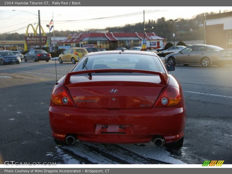 Rally Red / Black 2004 Hyundai Tiburon GT