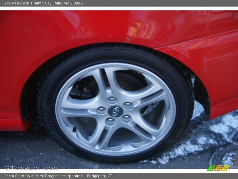 Rally Red / Black 2004 Hyundai Tiburon GT