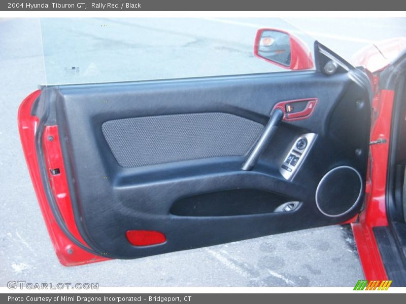 Rally Red / Black 2004 Hyundai Tiburon GT