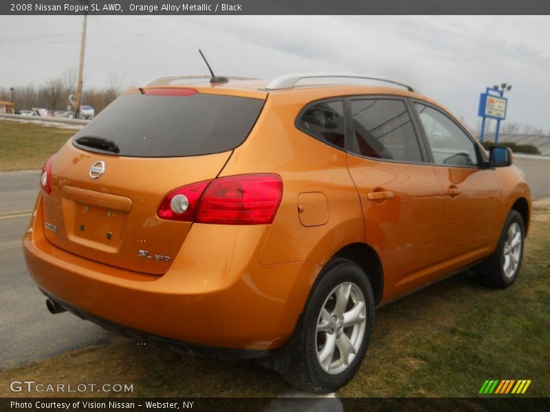  2008 Rogue SL AWD Orange Alloy Metallic