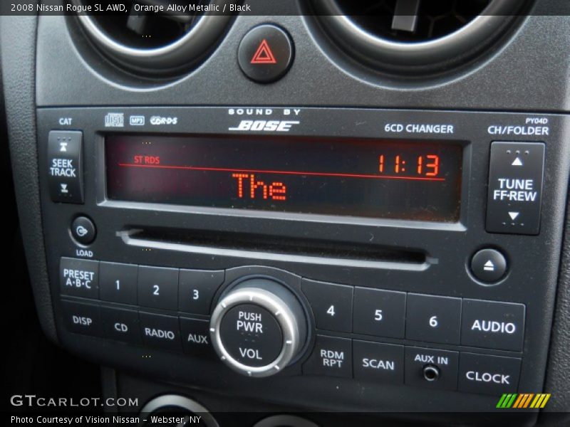 Controls of 2008 Rogue SL AWD