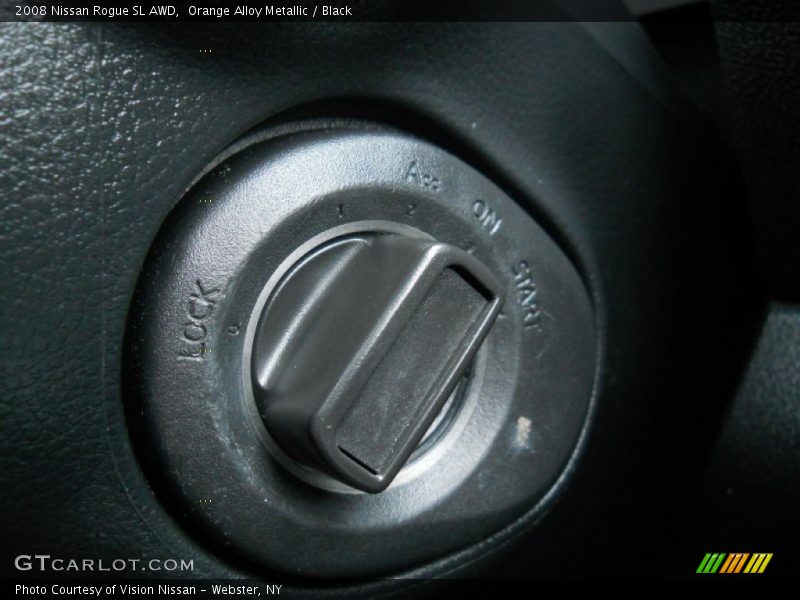 Orange Alloy Metallic / Black 2008 Nissan Rogue SL AWD