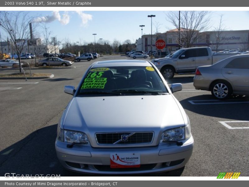 Silver Metallic / Graphite 2003 Volvo S40 1.9T