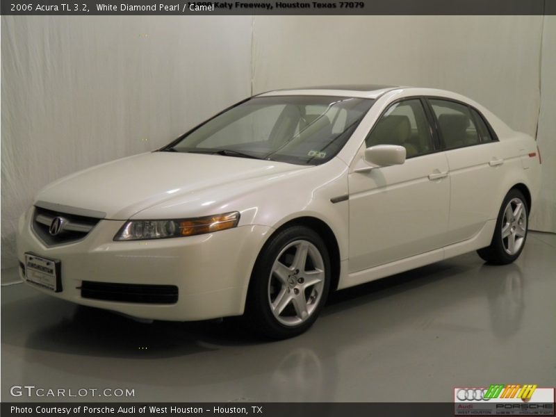 White Diamond Pearl / Camel 2006 Acura TL 3.2