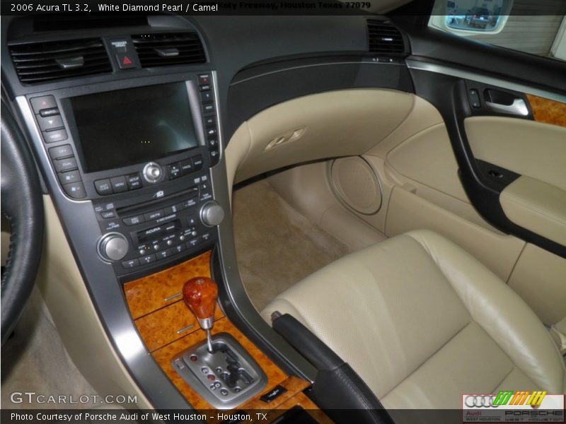 White Diamond Pearl / Camel 2006 Acura TL 3.2