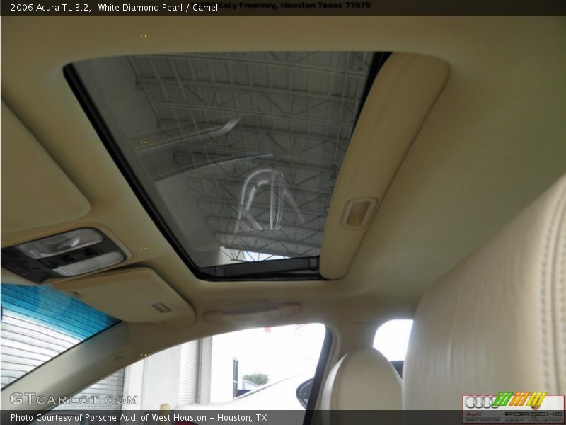 White Diamond Pearl / Camel 2006 Acura TL 3.2