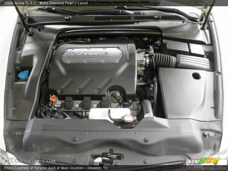 White Diamond Pearl / Camel 2006 Acura TL 3.2