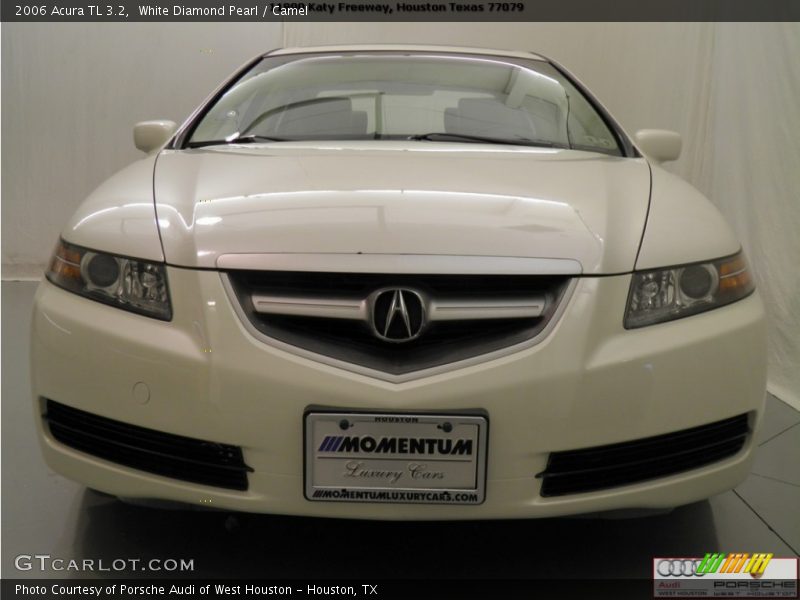 White Diamond Pearl / Camel 2006 Acura TL 3.2