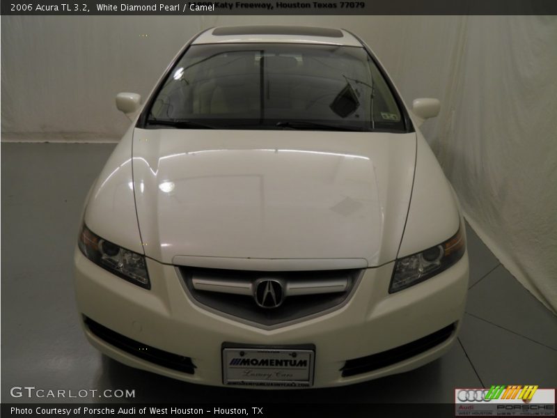 White Diamond Pearl / Camel 2006 Acura TL 3.2