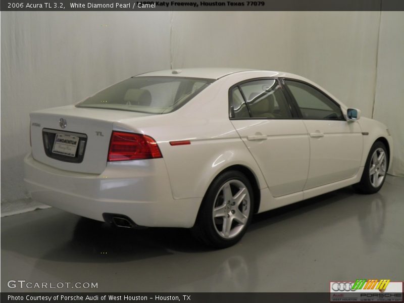 White Diamond Pearl / Camel 2006 Acura TL 3.2
