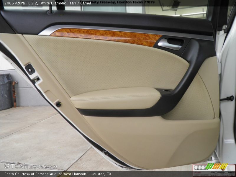 White Diamond Pearl / Camel 2006 Acura TL 3.2