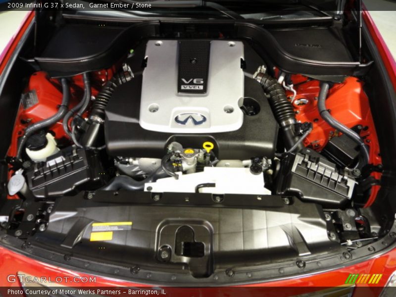 Garnet Ember / Stone 2009 Infiniti G 37 x Sedan