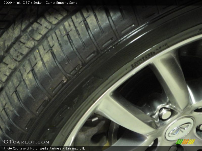 Garnet Ember / Stone 2009 Infiniti G 37 x Sedan
