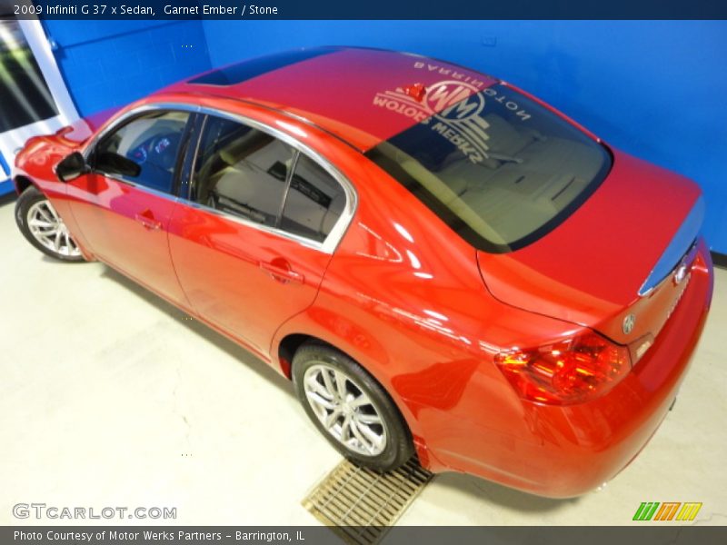 Garnet Ember / Stone 2009 Infiniti G 37 x Sedan