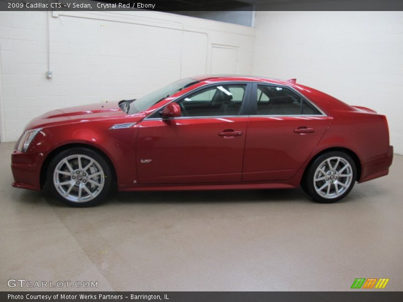 Crystal Red / Ebony 2009 Cadillac CTS -V Sedan