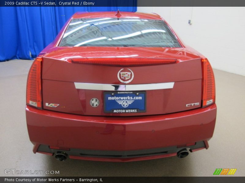 Crystal Red / Ebony 2009 Cadillac CTS -V Sedan