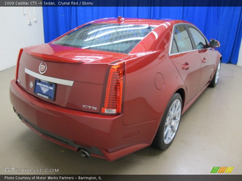 Crystal Red / Ebony 2009 Cadillac CTS -V Sedan