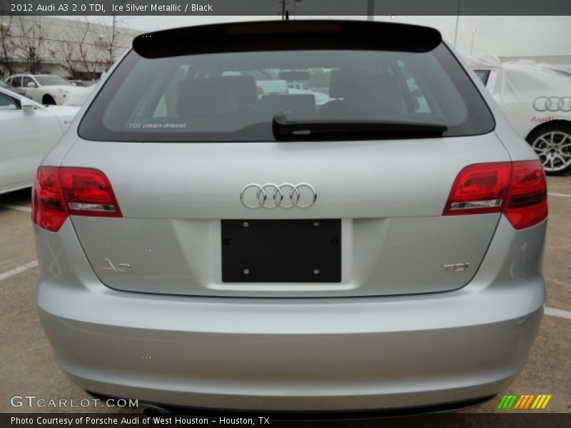 Ice Silver Metallic / Black 2012 Audi A3 2.0 TDI