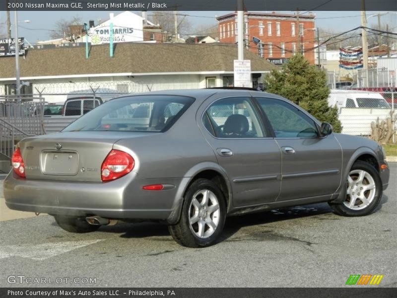 Sterling Mist Metallic / Black 2000 Nissan Maxima GLE
