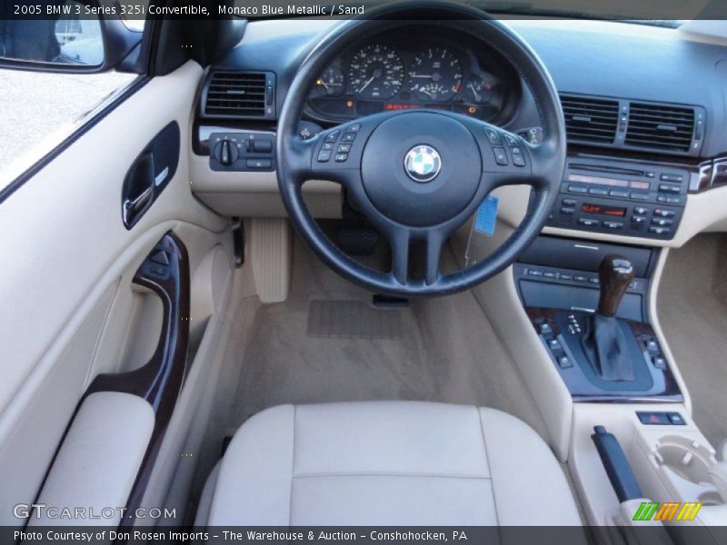 Monaco Blue Metallic / Sand 2005 BMW 3 Series 325i Convertible