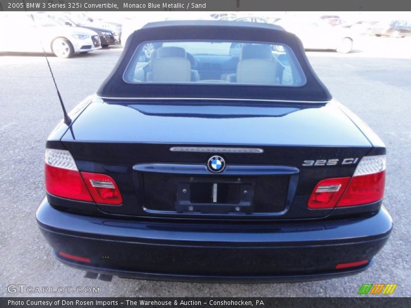 Monaco Blue Metallic / Sand 2005 BMW 3 Series 325i Convertible