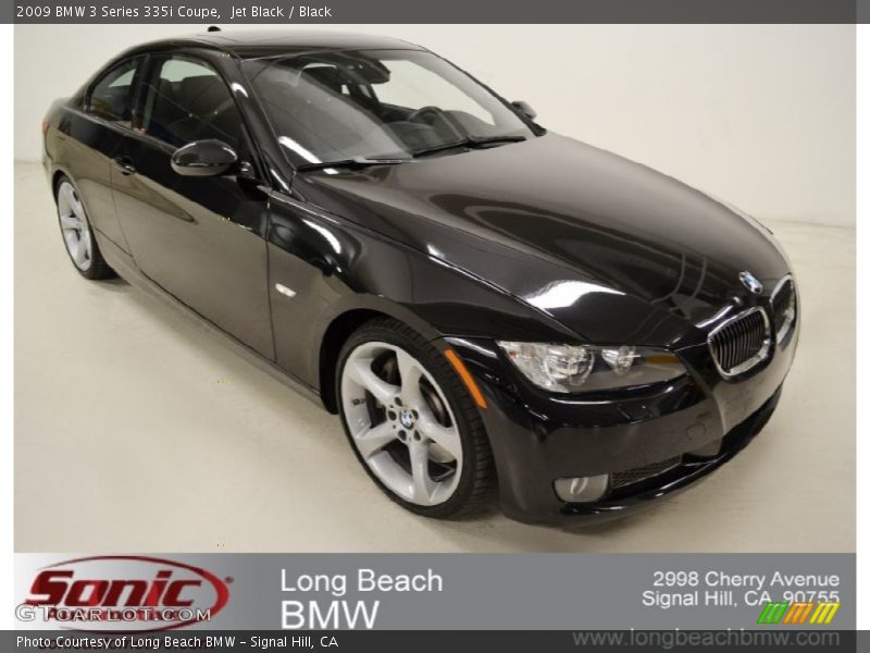 Jet Black / Black 2009 BMW 3 Series 335i Coupe