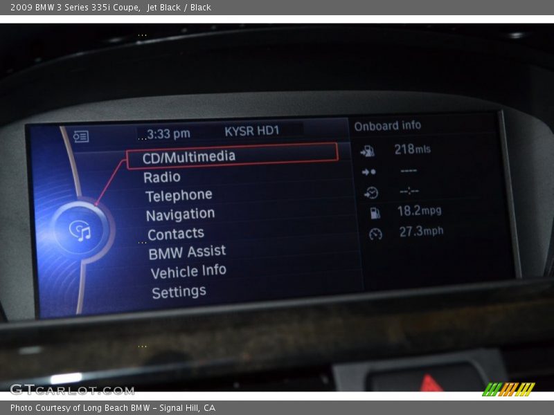 Jet Black / Black 2009 BMW 3 Series 335i Coupe