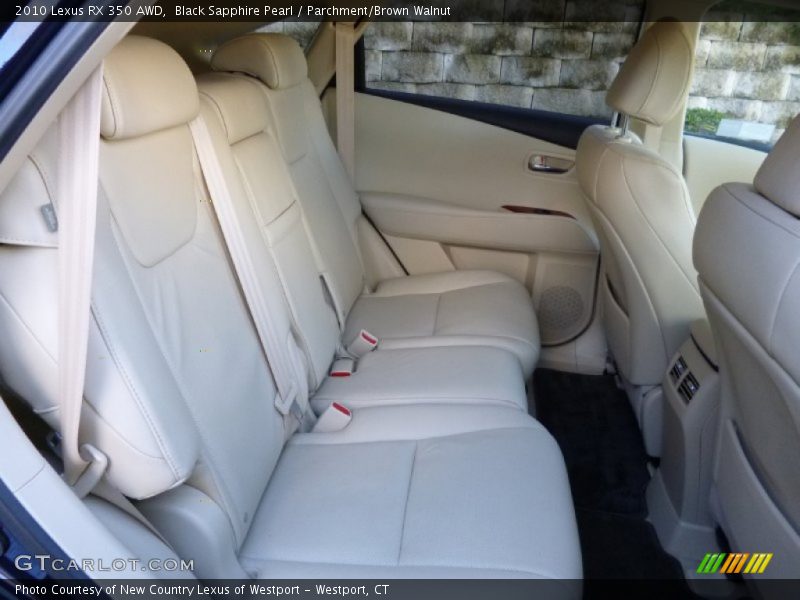 Black Sapphire Pearl / Parchment/Brown Walnut 2010 Lexus RX 350 AWD