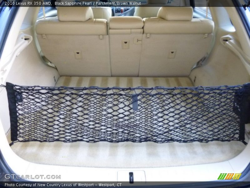 Black Sapphire Pearl / Parchment/Brown Walnut 2010 Lexus RX 350 AWD
