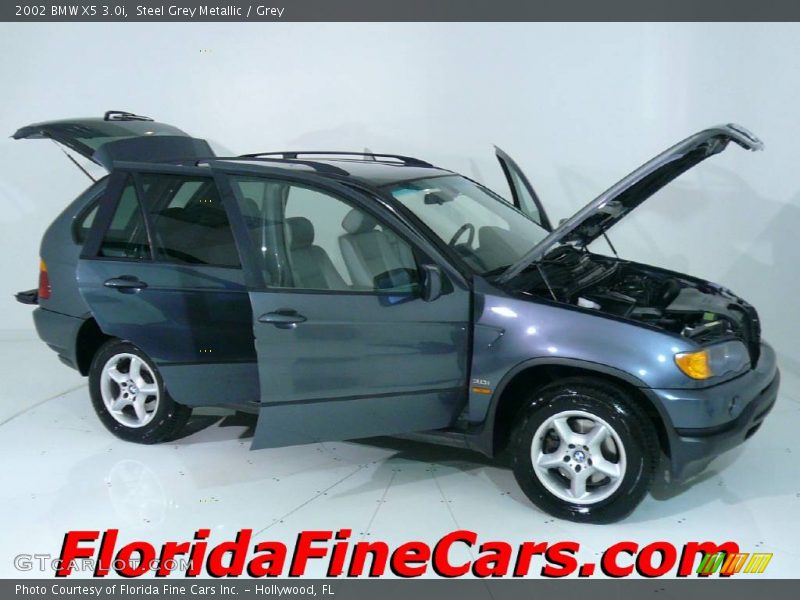 Steel Grey Metallic / Grey 2002 BMW X5 3.0i