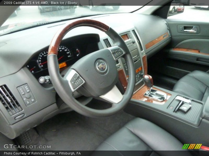 Ebony Interior - 2009 STS 4 V6 AWD 