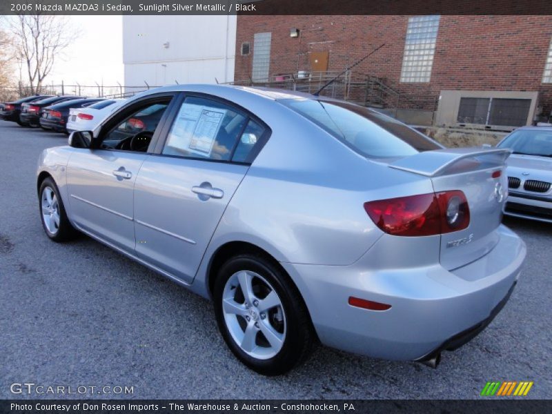 Sunlight Silver Metallic / Black 2006 Mazda MAZDA3 i Sedan